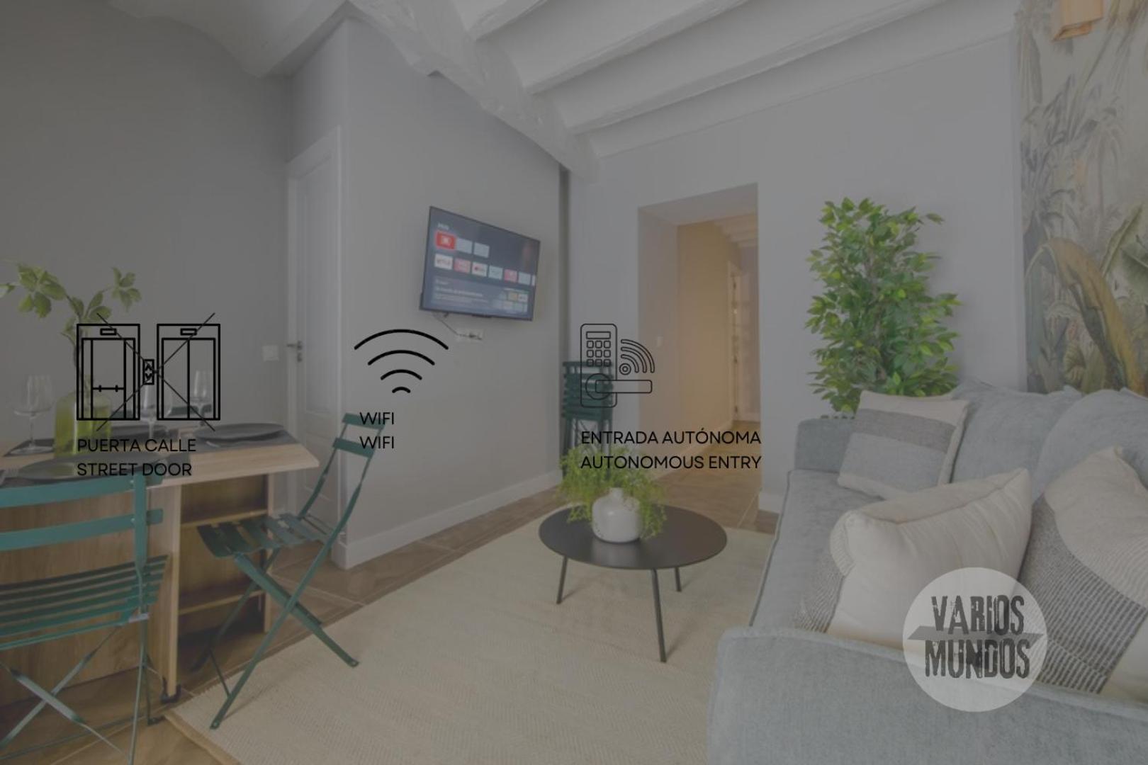 Confortable Apt Para 9Pax En El Centro De Madrid E3 Esterno foto